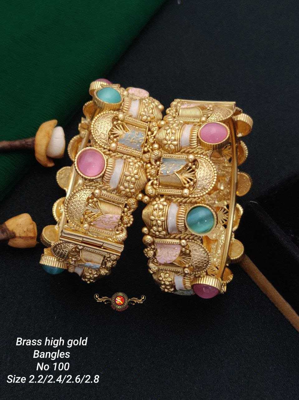 YNF BRASS 80A WOMENS JEWELLERY WHOLESALE DESIGNER BANGLES MANUFACTURER