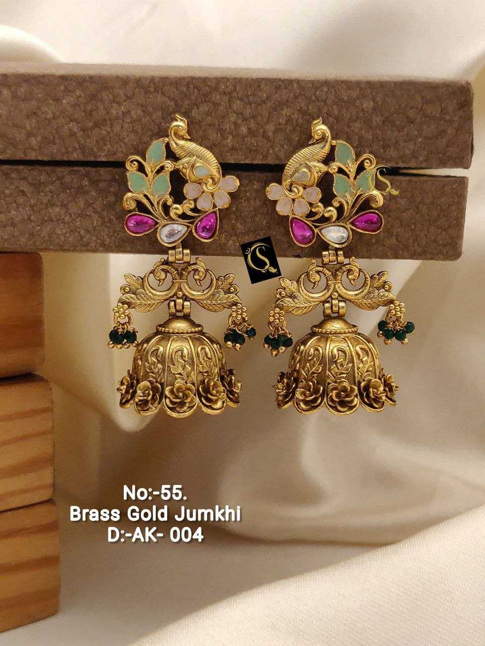 YNF BRASS FANCY19 WOMEN JEWELLERY WHOLESALE FANCY EARRINGS MANUFACTURER