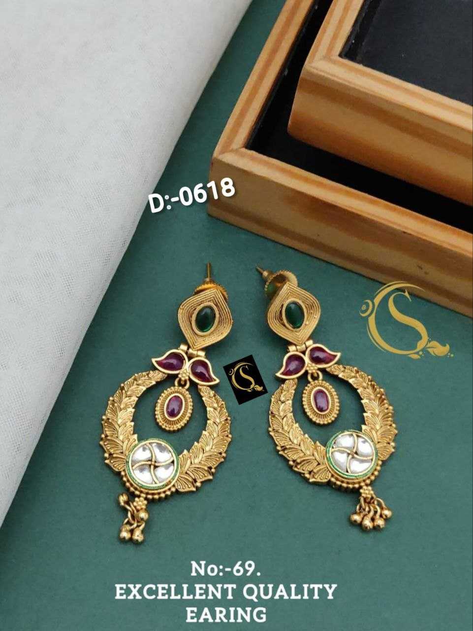 YNF BRASS FANCY21 WOMEN JEWELLERY WHOLESALE FANCY EARRINGS MANUFACTURER