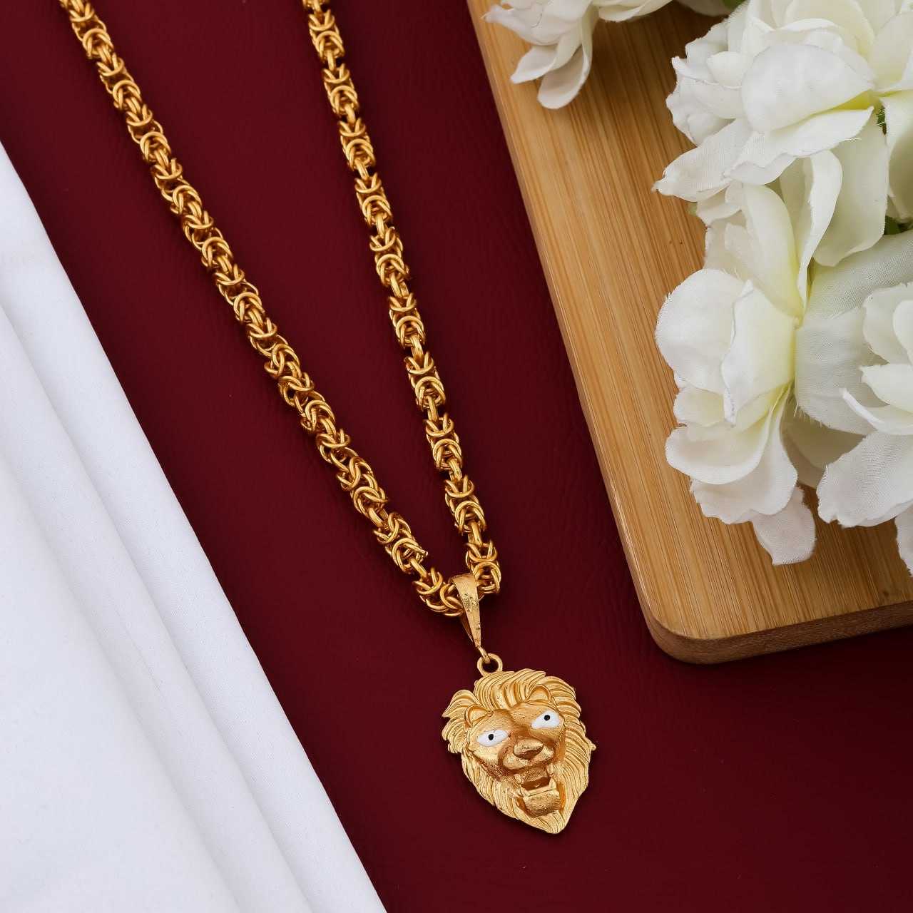 YNF BRASS KESH191 KAC210 MENS JEWELLERY WHOLESALE CHAINS WITH PENDANTS MANUFACTURER