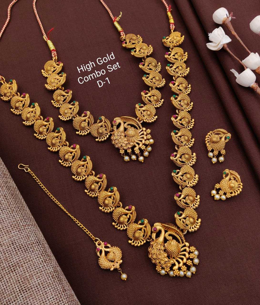 YNF BRASS KESH193 ROR86 WOMENS JEWELLERY WHOLESALE LONG SETS KUNDAN NECKLACE SET GOLDEN NECKLACE SET MANUFACTURER