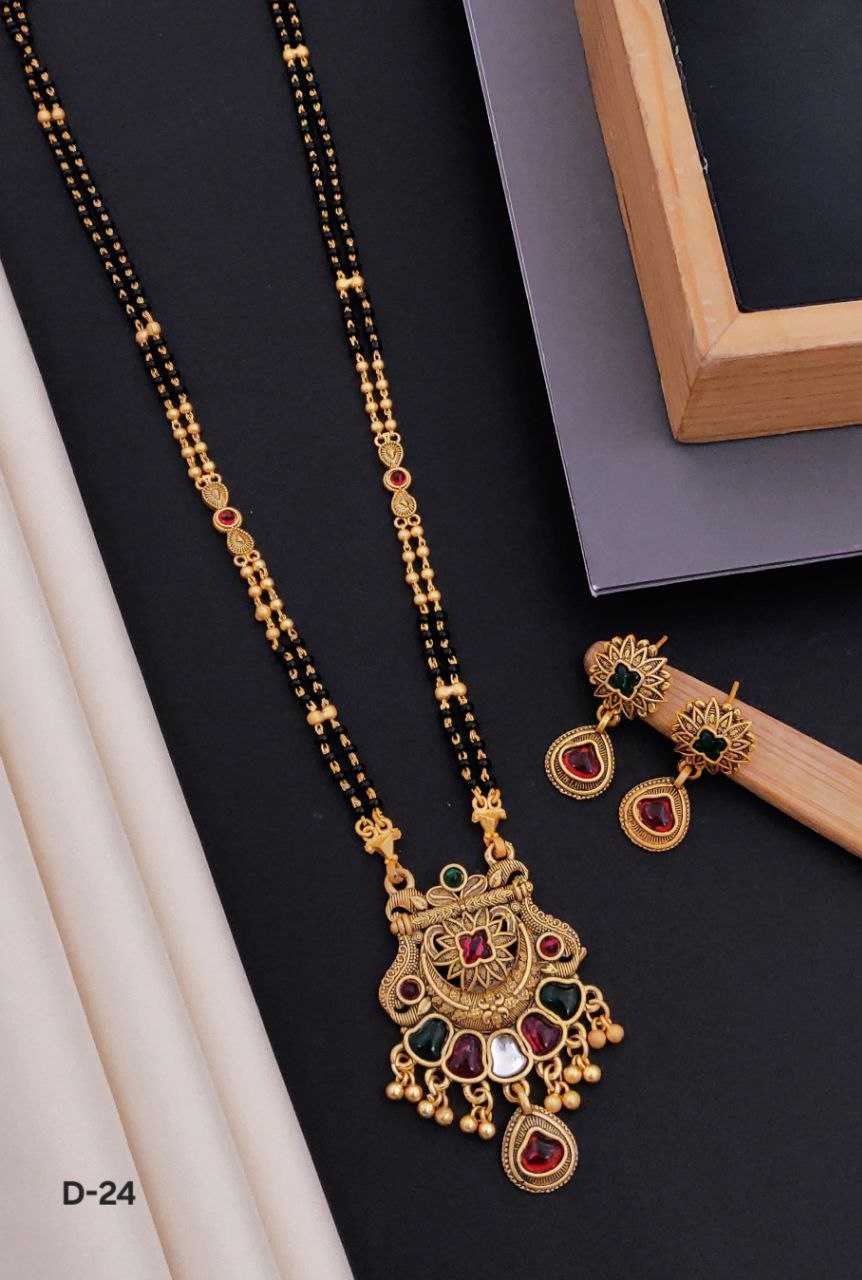 YNF BRASS KESH193  ROR122 A WOMENS JEWELLERY WHOLESALE MANGALSUTRAS MANUFACTURER - Jewellery Export