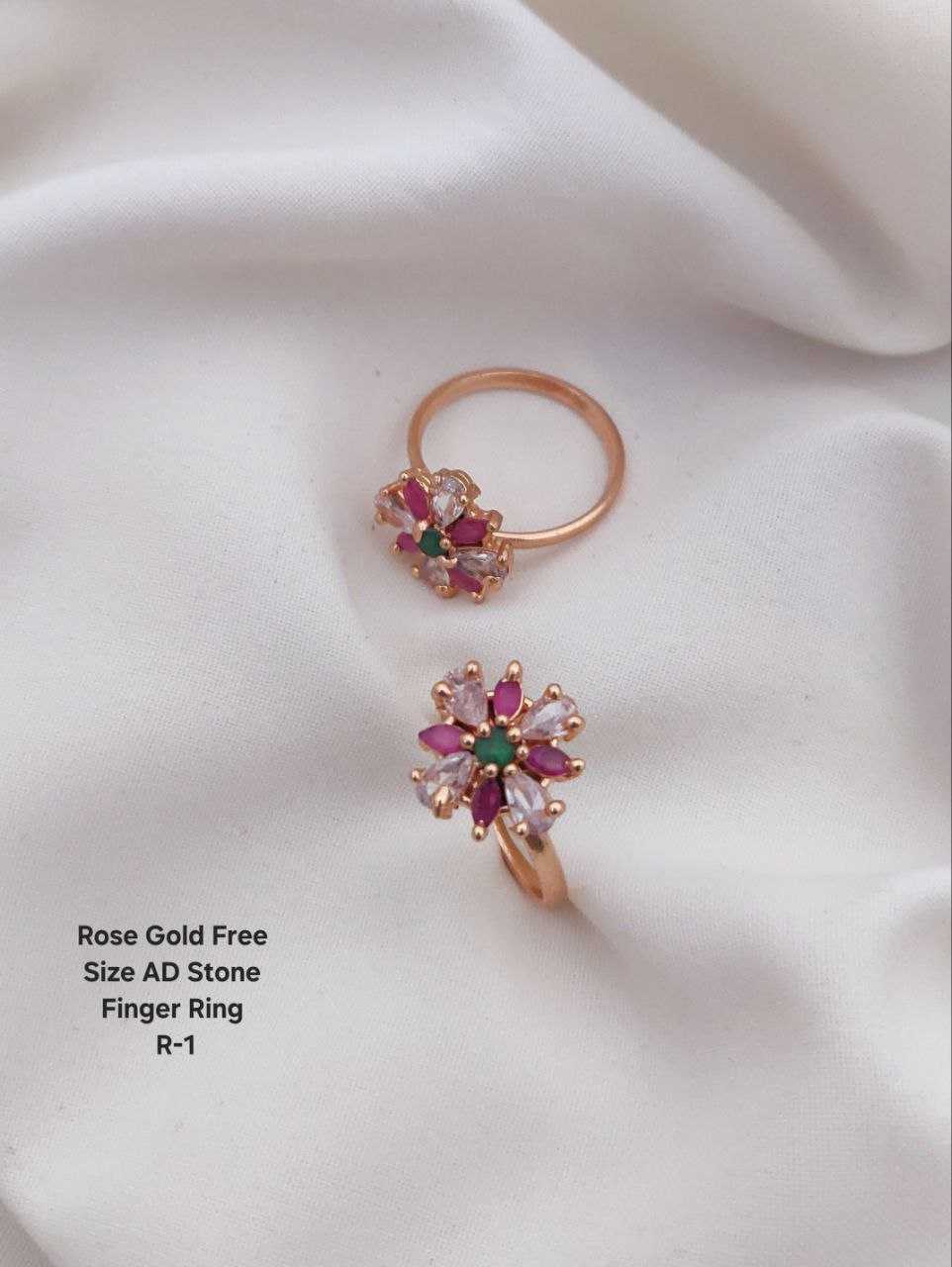 Ynf Brass KESH193 Womens Jewellery Wholesale Diamond Rings Fancy Earrings AD Diamond Rings Manufacturer - Jewellery Export