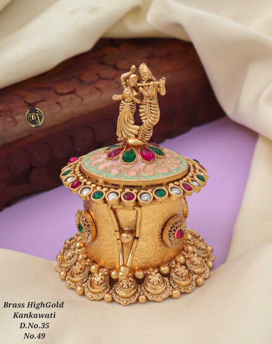 Ynf Brass KESH480 Artificial Jewellery Wholesale Kankavati Manufacturer - Jewellery Export