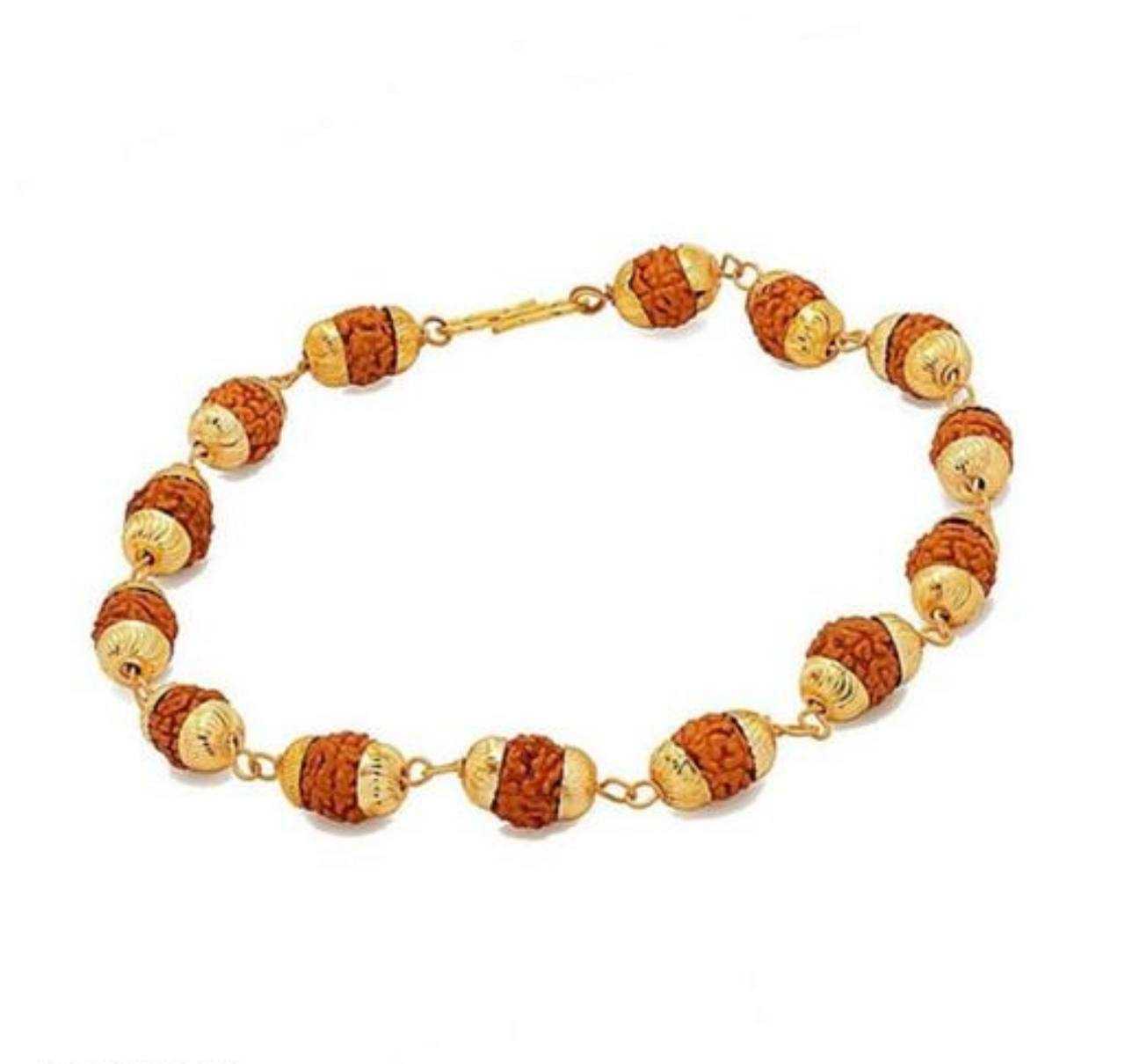 Ynf Brass Mens Jewellery Wholesale Bracelets Rudraksh Bracelets Rudraksha Bracelet Manufacturer - Jewellery Export