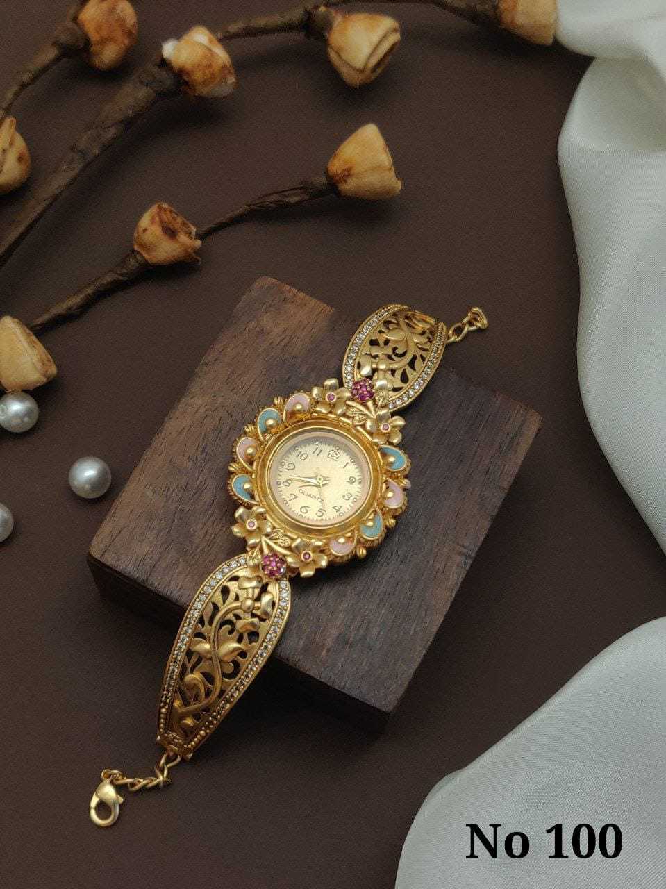 Ynf Brass KESH480 Womens Jewellery Wholesale Traditional Watches Fancy Designer Watches Fashion Wrist Watches Manufacturer - Jewellery Export