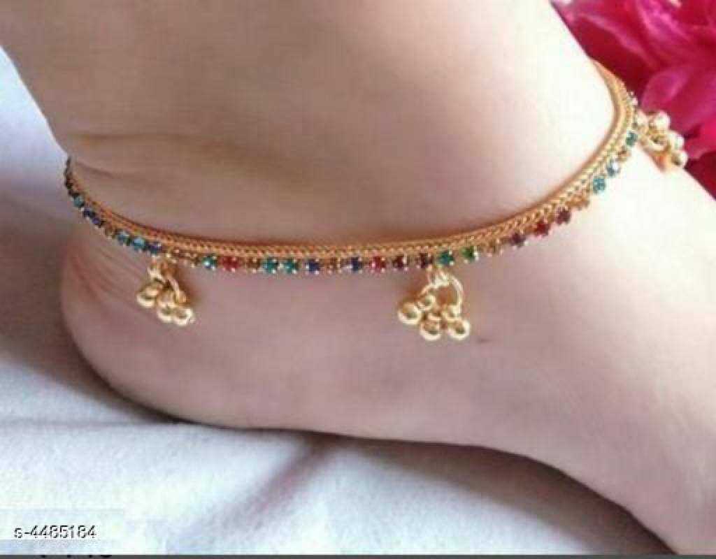 Ynf Brass Womens Jewellery Wholesale AD Fancy Payal Manufacturer - Jewellery Export