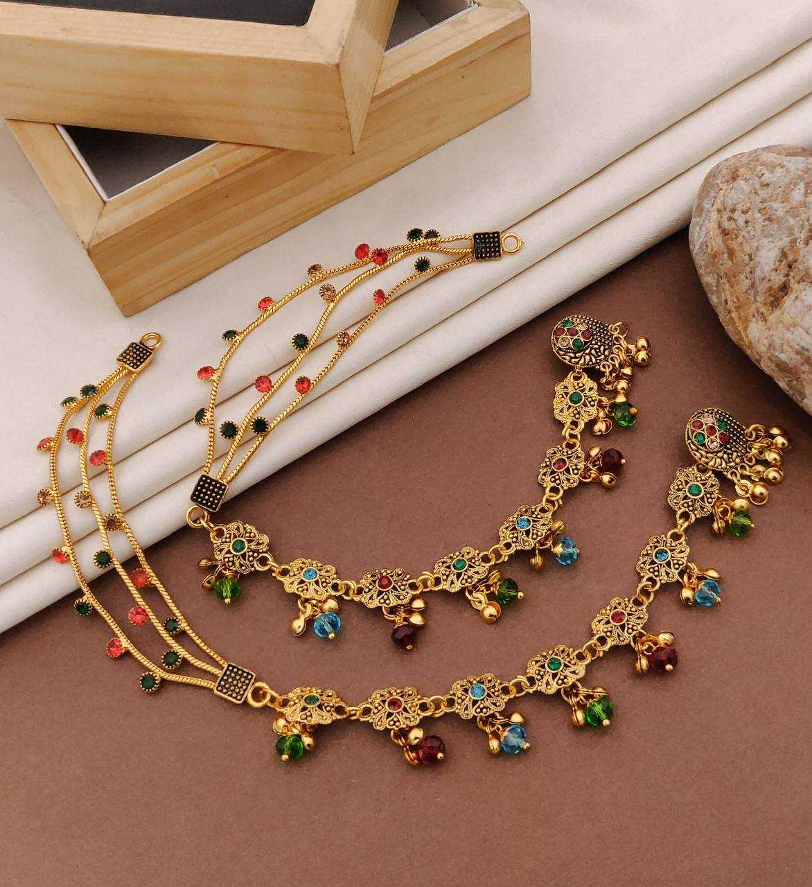 Ynf Brass Womens Jewellery Wholesale Fancy Anklet Anklets Artificial Anklets Manufacturer - Jewellery Export