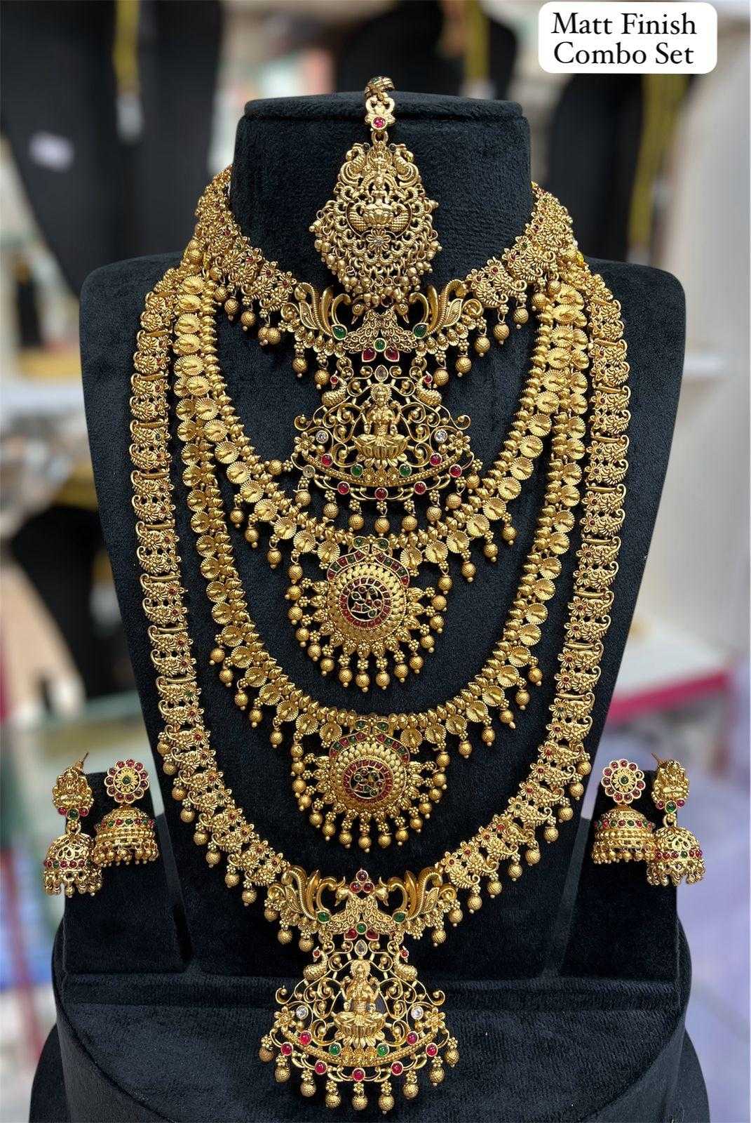 Ynf Brass KESH494 02 Womens Jewellery Wholesale Long Sets Bridal Jewelry Sets Artificial Bridal Jewelry Manufacturer - Jewellery Export