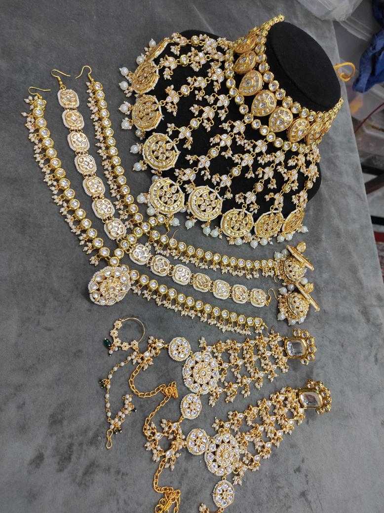 Ynf Brass KESH494 05 Womens Jewellery Wholesale Necklaces Set Bridal Jewelry Sets Artificial Bridal Jewelry Manufacturer - Jewellery Export