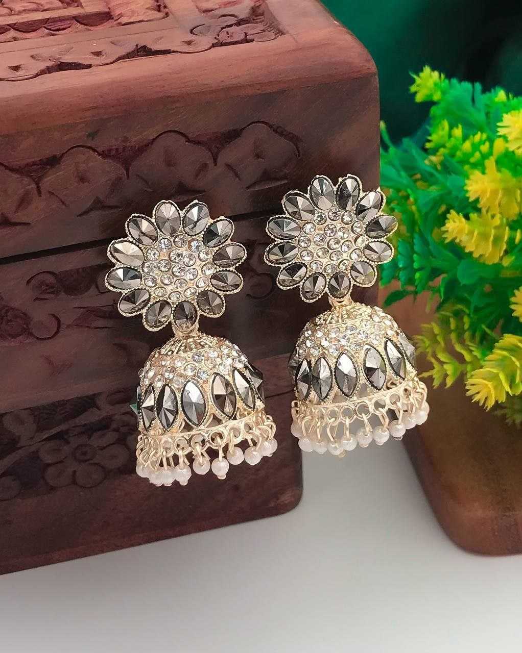 Ynf Brass Womens Jewellery Wholesale Jarman Silver Earrings Manufacturer - Jewellery Export