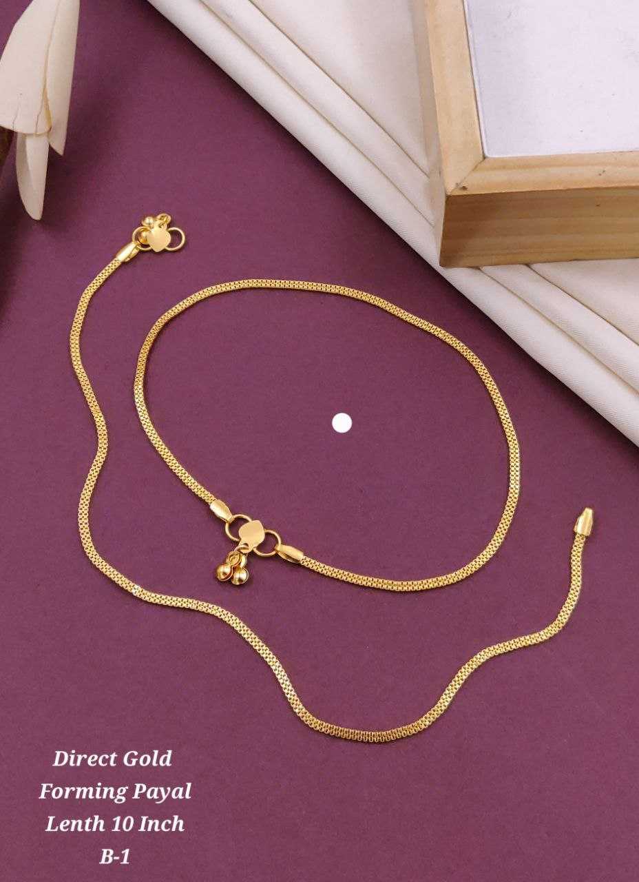 Ynf Brass KESH193 Womens Jewellery Wholesale AD Fancy Payal Manufacturer - Jewellery Export