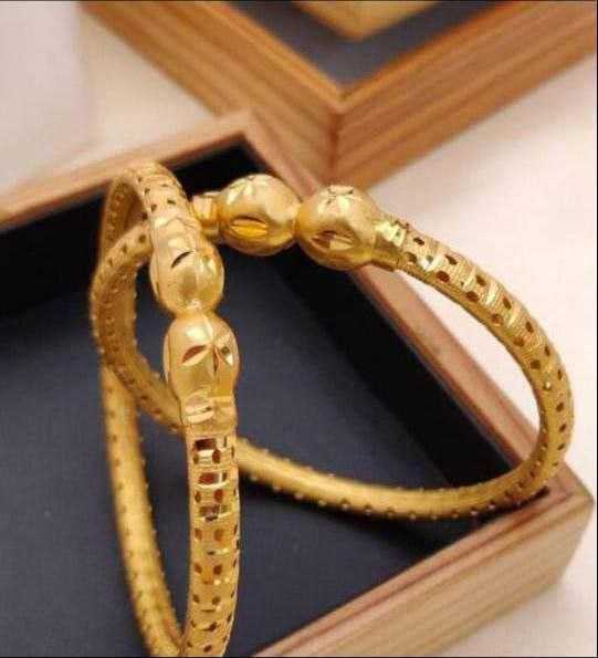 Ynf Brass Womens Jewellery Wholesale Brass Gold Bangles Antique Bangles Fashion Bangles Manufacturer - Jewellery Export