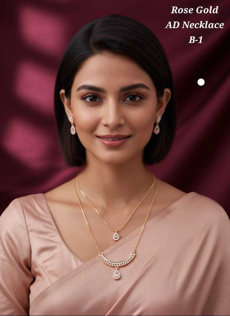 Ynf Alloy KESH193 123 Womens Jewellery Festive Collections Wholesale AD Diamond Necklace Silver Plated Jewelry Party Wear Jewelry Manufacturer - Jewellery Export