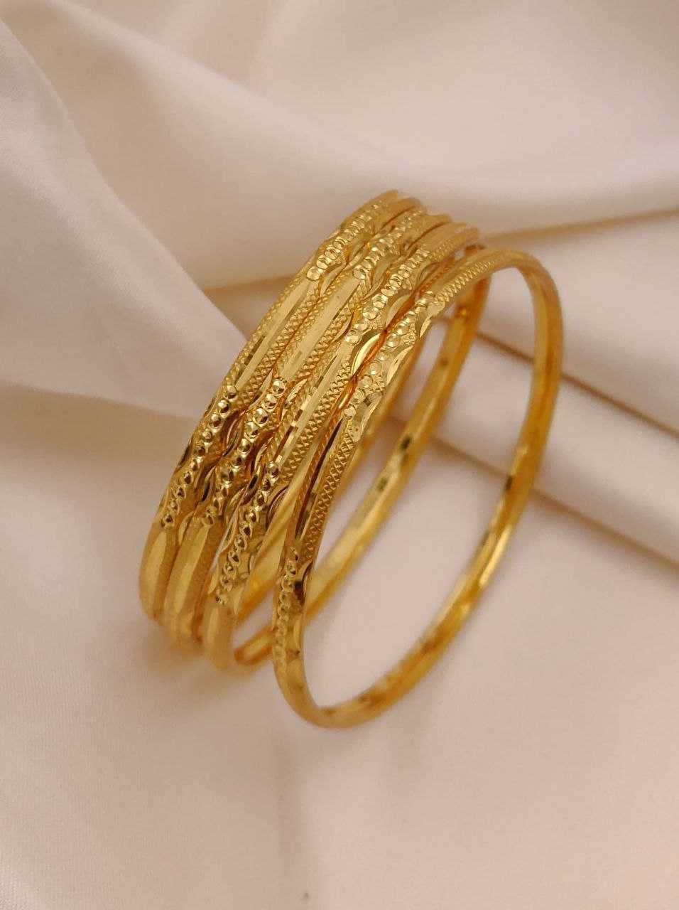 Ynf Brass 3 Womens Jewellery Wholesale Brass Gold Bangles Designer Bangles Antique Bangles Manufacturer - Jewellery Export