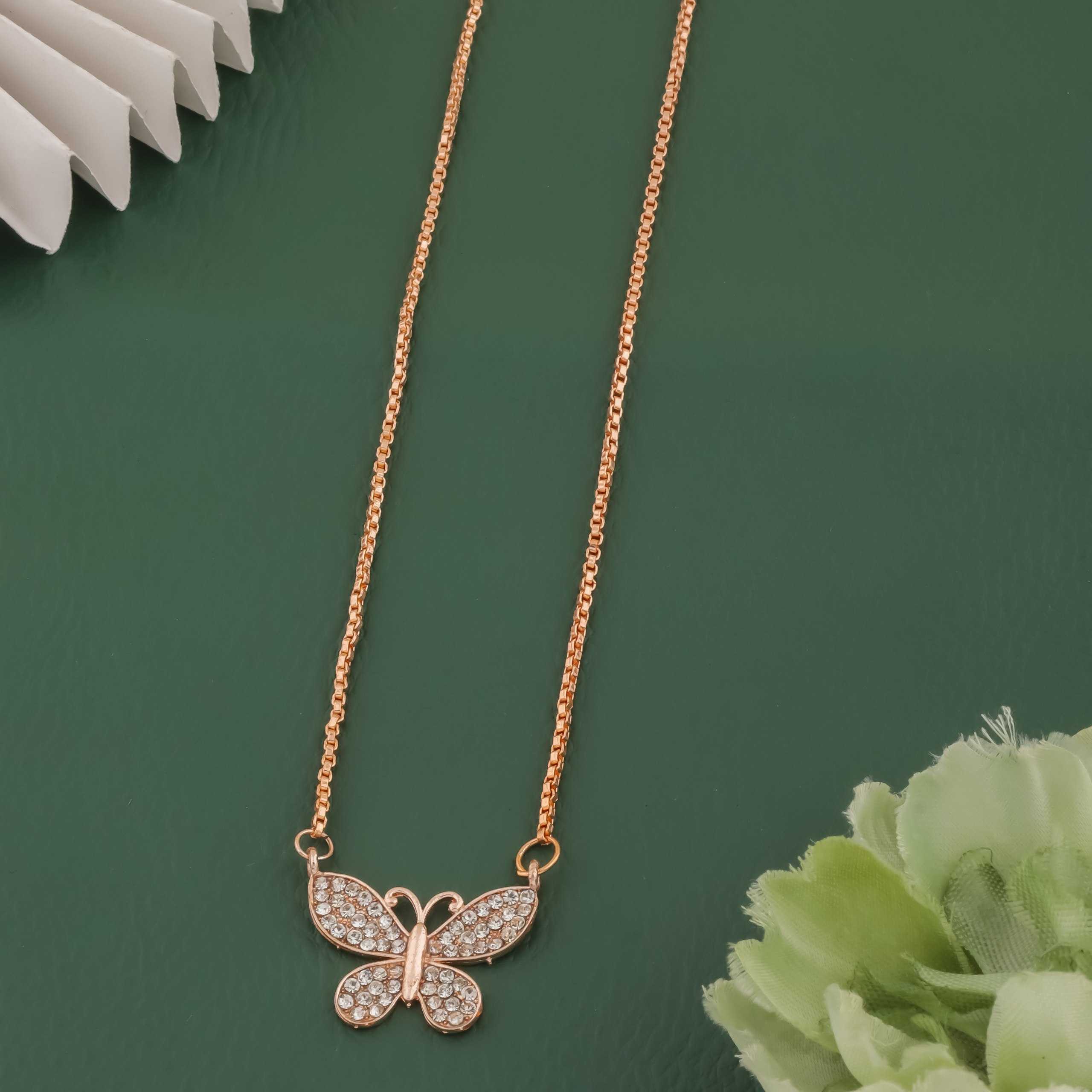 Ynf Brass KESH191 1 Womens Jewellery Wholesale Chain Pendant Set Artificial Pendant Set Manufacturer - Jewellery Export