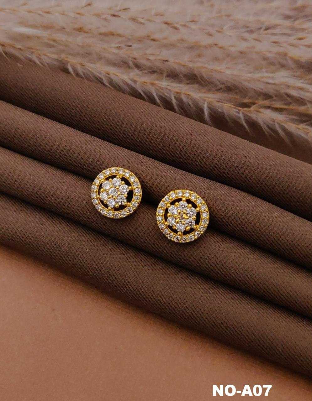 Ynf Brass KESH191 1 Womens Jewellery Wholesale Fancy Earrings AD Diamond Earring Manufacturer - Jewellery Export