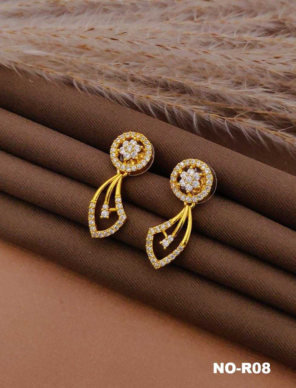 Ynf Brass KESH191 1 Womens Jewellery Wholesale Fancy Earrings AD Diamond Earring Manufacturer - Jewellery Export