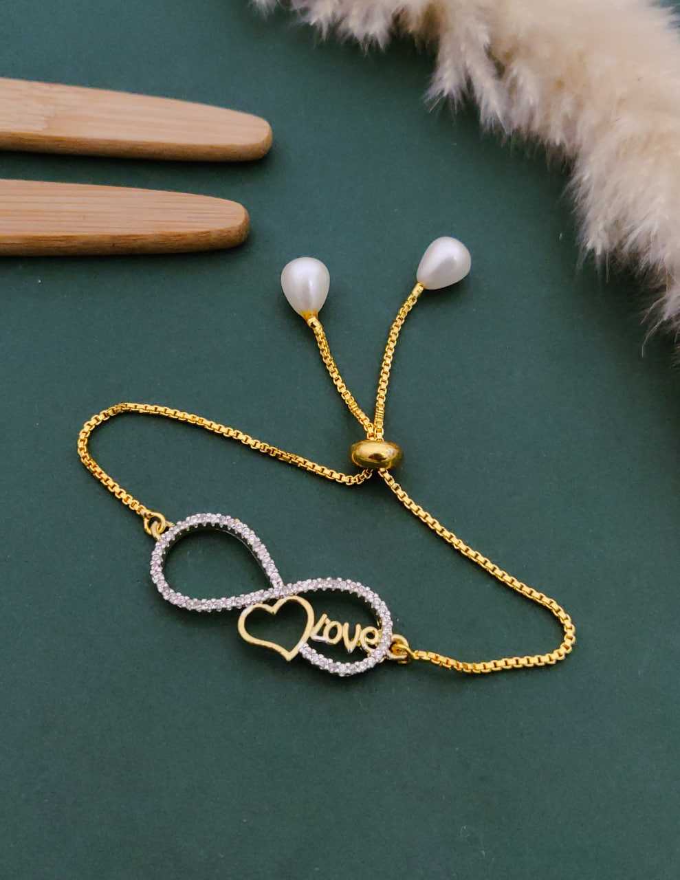 Ynf Gold Plated KESH191 121 Womens Jewellery Festive Collections Wholesale Golden Bracelet Fashion Bracelets Gold Plated Jewelry Manufacturer - Jewellery Export