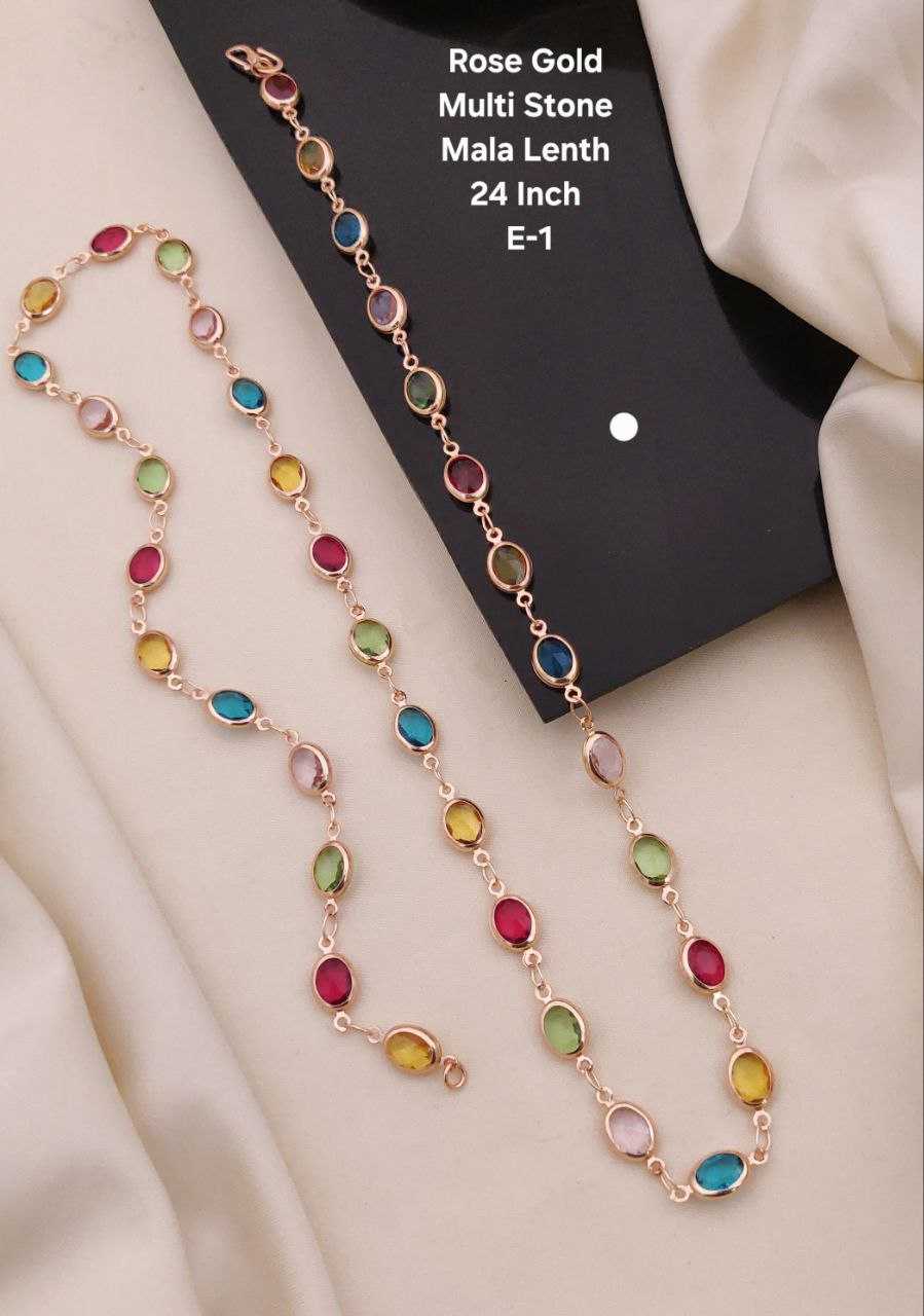 Ynf Rose Gold KESH193 111 Womens Jewellery Festive Collections Wholesale Fancy Mala Necklaces Women Chain Gold Chains Manufacturer - Jewellery Export