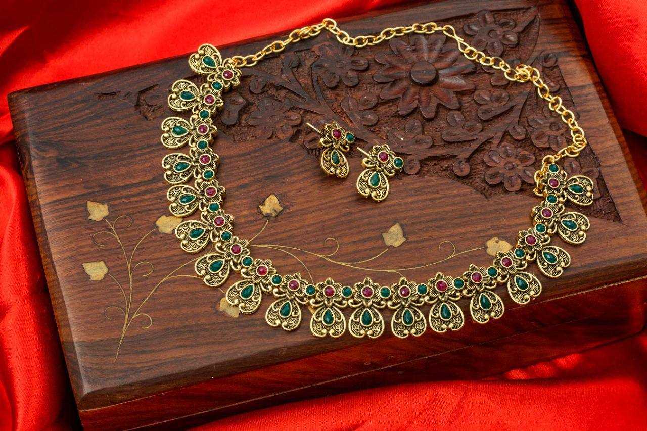 Ynf Fancy KESH191 NECKLACE SET Womens Jewellery Wholesale Necklaces Set Party Wear Jewelry South Indian Jewelry Manufacturer - Jewellery Export