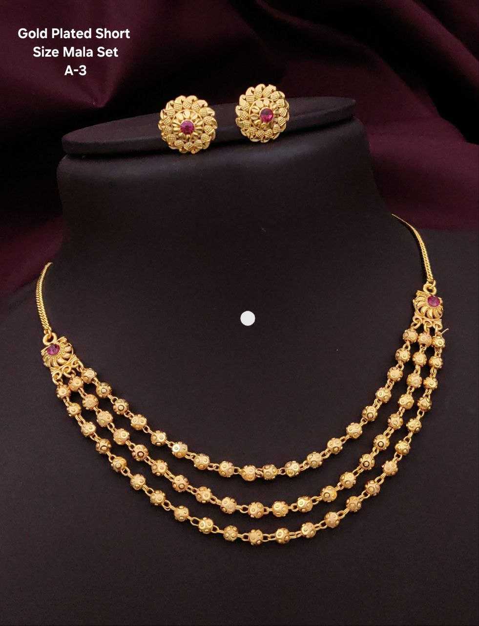 Ynf Fancy KESH193 NECKLACE SET Womens Jewellery Wholesale Necklaces Set Golden Necklace Set Artificial Necklaces Manufacturer - Jewellery Export