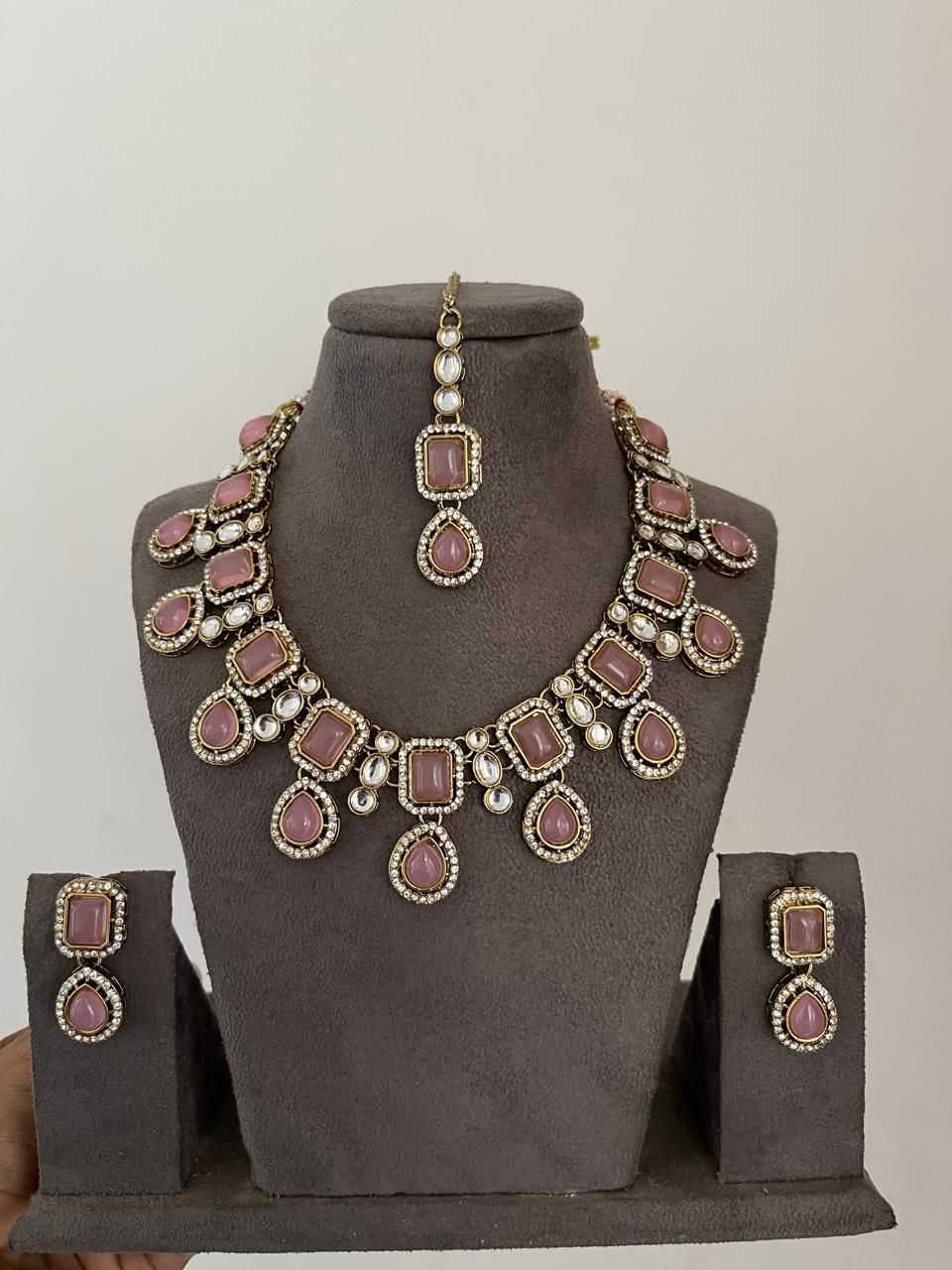 Ynf Fancy KESH494 1 Womens Jewellery Wholesale Necklaces Set Oxidized Jewellery Set Bridal Jewelry Sets Manufacturer - Jewellery Export