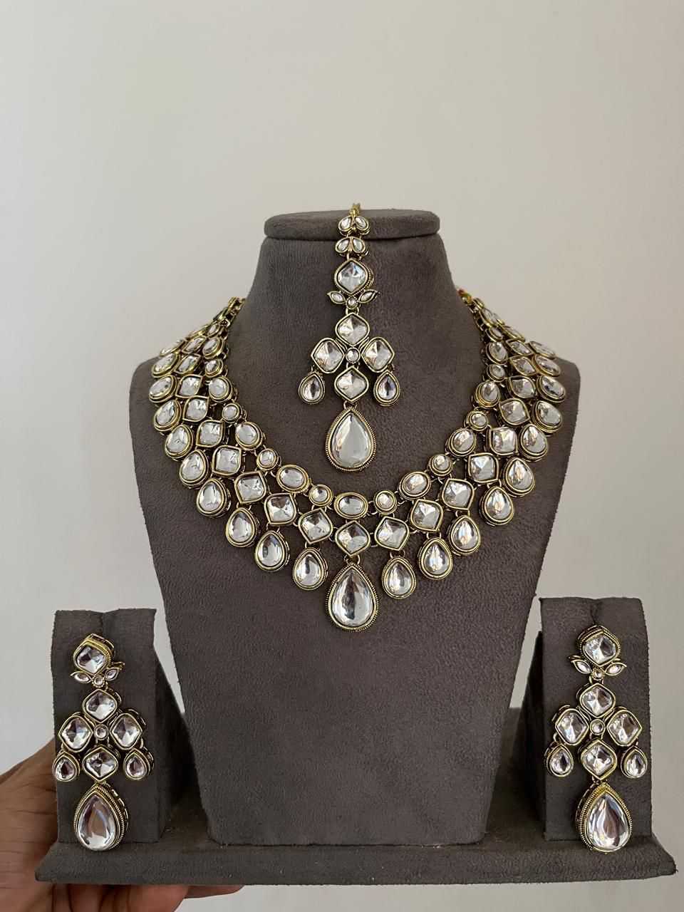 Ynf Fancy KESH494 2 Womens Jewellery Wholesale Necklaces Set Bridal Jewelry Sets Artificial Jewelry Sets Manufacturer - Jewellery Export