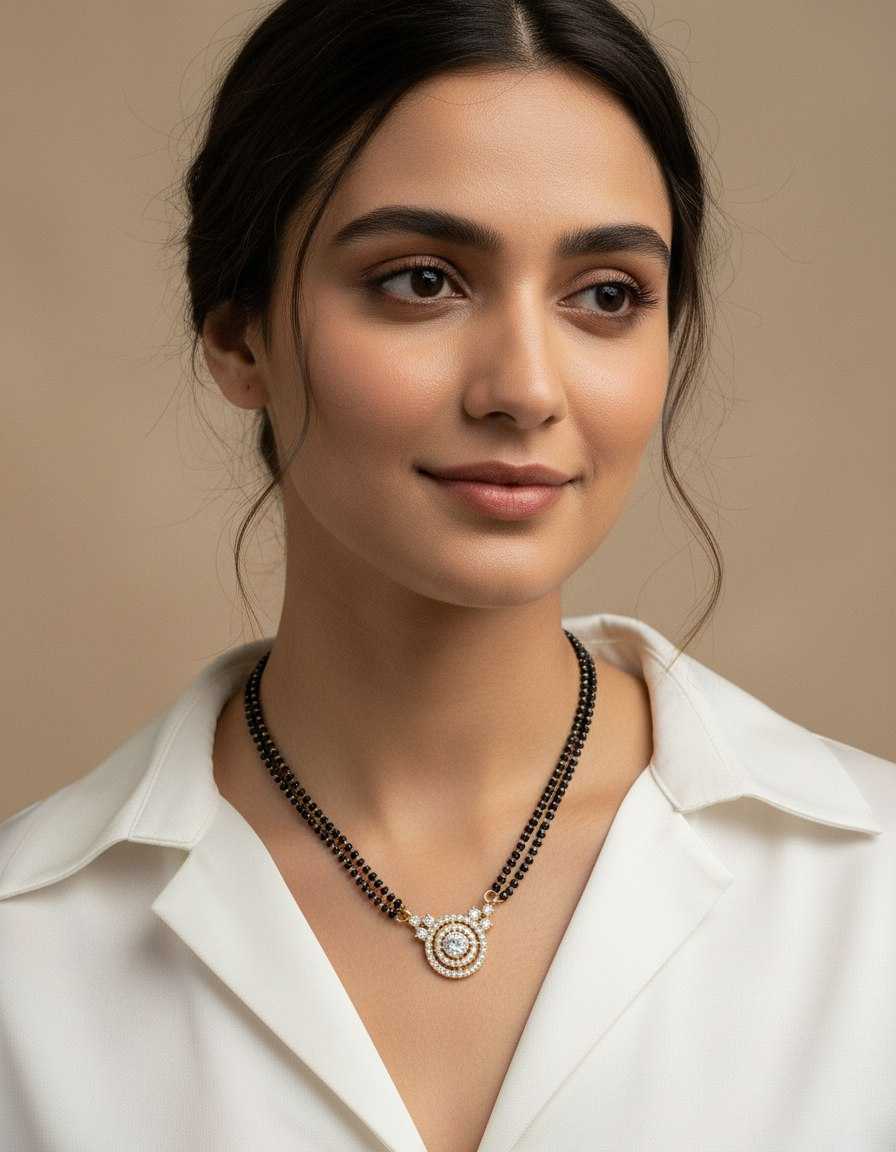 Ynf Brass KESH191 1 Womens Jewellery Wholesale Mangalsutras Chain Pendant Set Fashion Pendant Manufacturer - Jewellery Export