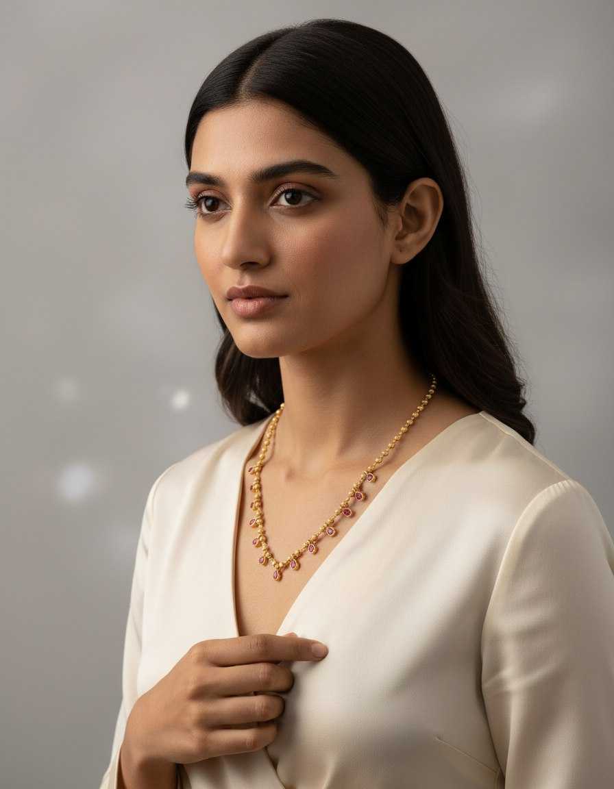 Ynf Brass KESH191 1 Womens Jewellery Wholesale Mangalsutras Fashion Pendant Stone Studded Jewelry Manufacturer - Jewellery Export