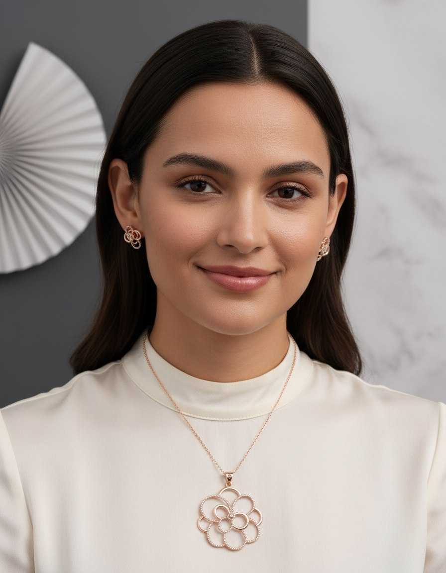 Ynf Brass KESH191 1 Womens Jewellery Wholesale Women Chain Pendant Temple Jewelry Manufacturer - Jewellery Export