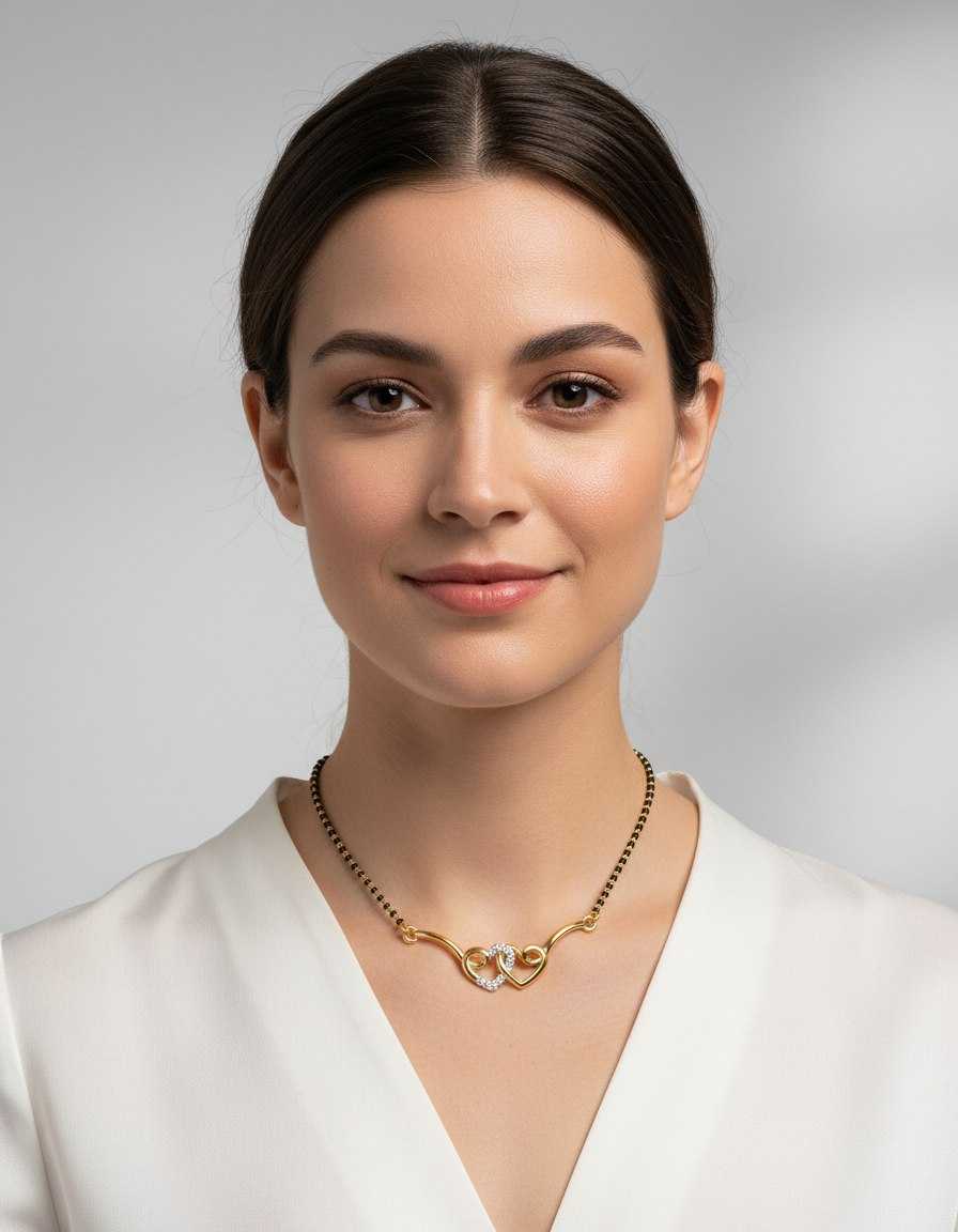 Ynf Brass KESH191 SANU Womens Jewellery Wholesale Mangalsutras Fashion Pendant Party Wear Jewelry Manufacturer - Jewellery Export