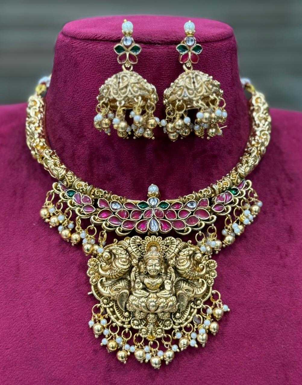 Ynf Brass KESH494 1 Womens Jewellery Wholesale Bridal Jewelry Sets Traditional Jewelry Designer Artificial Jewelry Manufacturer - Jewellery Export