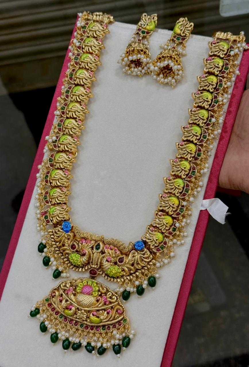 Ynf Brass KESH494 1 Womens Jewellery Wholesale Fancy Earrings Bridal Jewelry Sets Traditional Jewelry Manufacturer - Jewellery Export