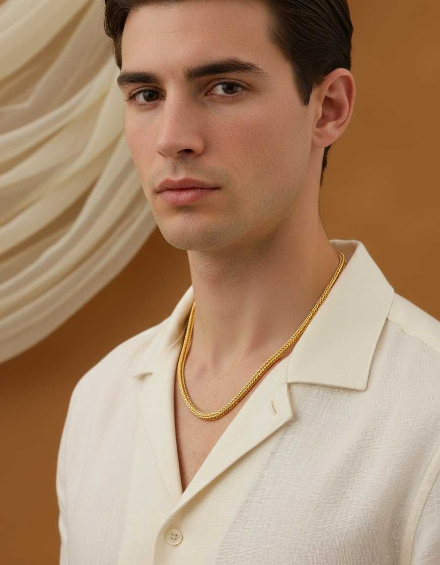 Ynf Fancy KESH191 CHAIN Mens Jewellery Wholesale Chains Artificial Mens Chains Fashion Jewelry For Men Manufacturer - Jewellery Export