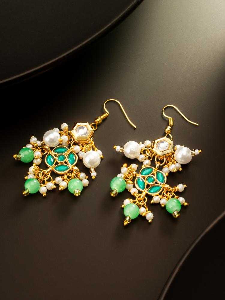 Ynf Alloy KESH105 ER4016 Womens Jewellery Wholesale Fancy Earrings AD Diamond Earring Oxidized Earrings Manufacturer - Jewellery Export