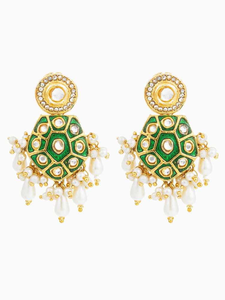 Ynf Alloy KESH105 ER4146 Womens Jewellery Wholesale Jhumka Earrings Artificial Jhumkas Manufacturer - Jewellery Export