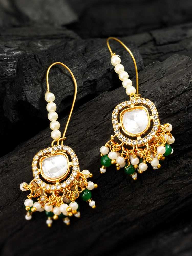 Ynf Alloy KESH105 ER4152 Womens Jewellery Wholesale Fancy Earrings AD Diamond Earring Oxidized Earrings Manufacturer - Jewellery Export