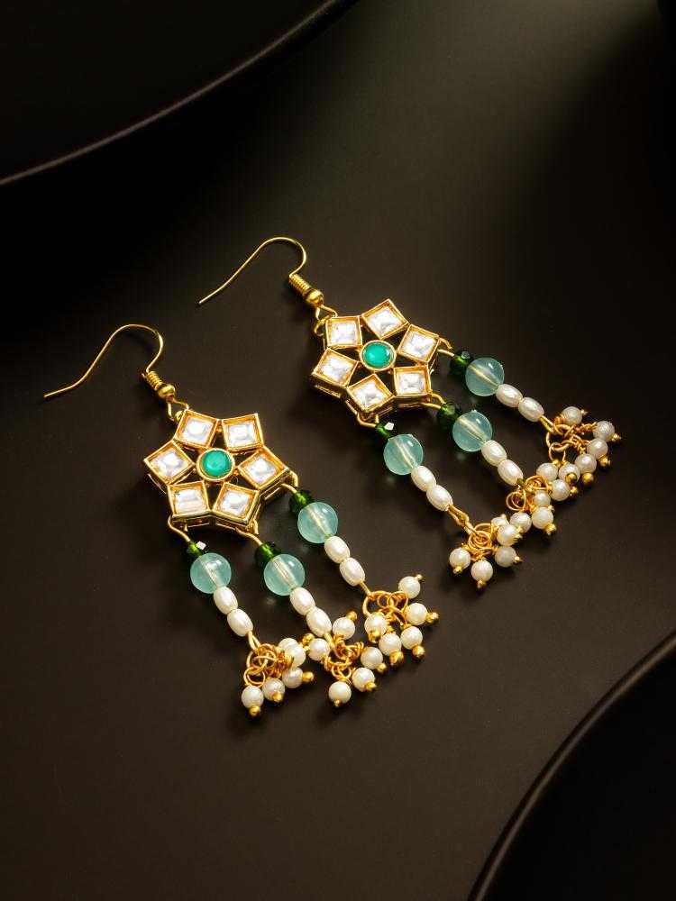 Ynf Alloy KESH105 ER4155 Womens Jewellery Wholesale Fancy Earrings AD Diamond Earring Oxidized Earrings Manufacturer - Jewellery Export