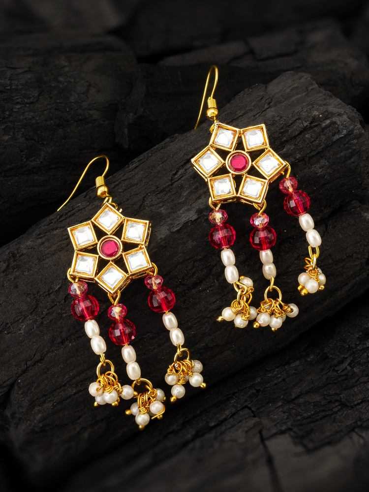 Ynf Alloy KESH105 ER4158 Womens Jewellery Wholesale Fancy Earrings AD Diamond Earring Oxidized Earrings Manufacturer - Jewellery Export