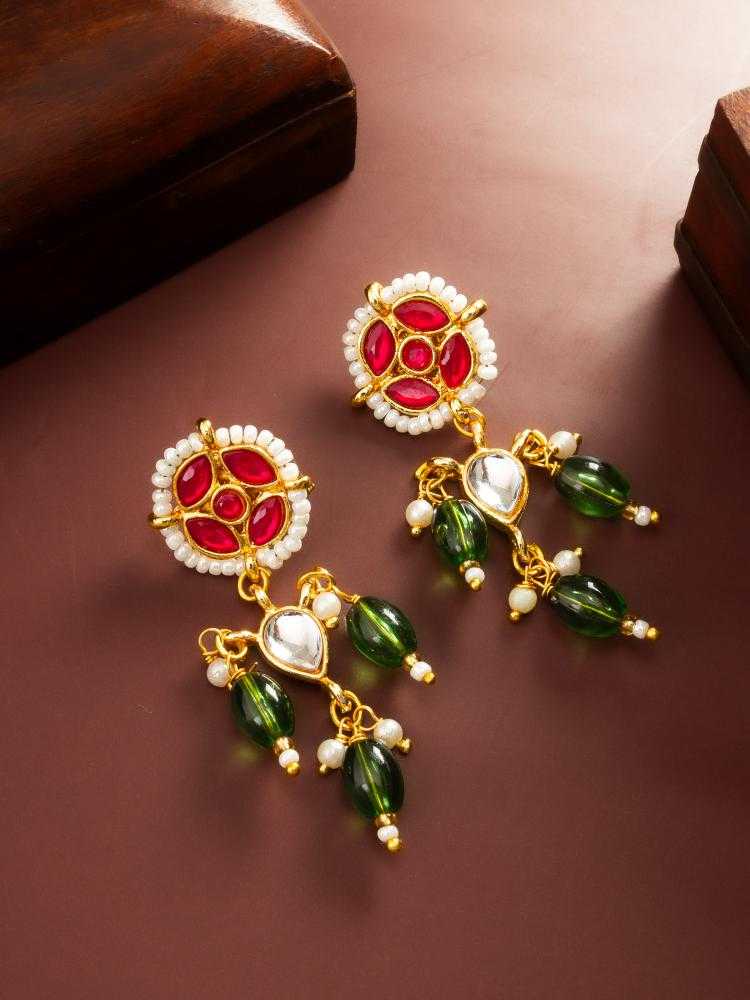 Ynf Alloy KESH105 ER4162 Womens Jewellery Wholesale Fancy Earrings AD Diamond Earring Oxidized Earrings Manufacturer - Jewellery Export