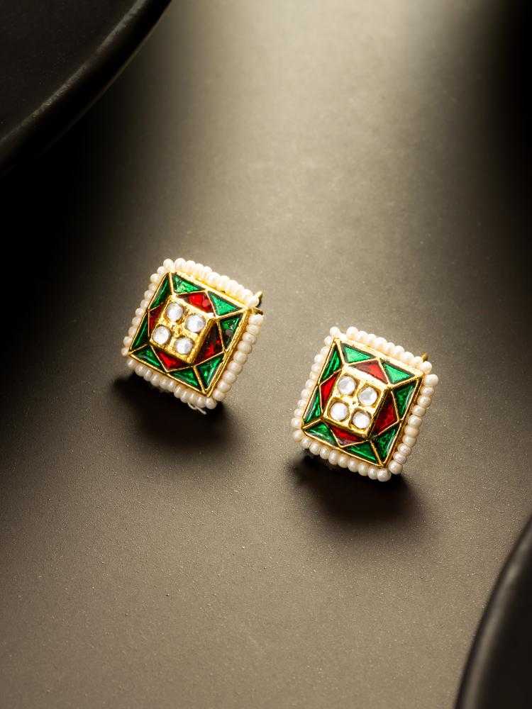 Ynf Alloy KESH105 ER4171 Womens Jewellery Wholesale Stud Earrings Manufacturer - Jewellery Export