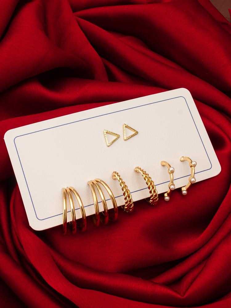Ynf Alloy KESH105 ER4201 Womens Jewellery Wholesale Hoop Earrings Manufacturer - Jewellery Export