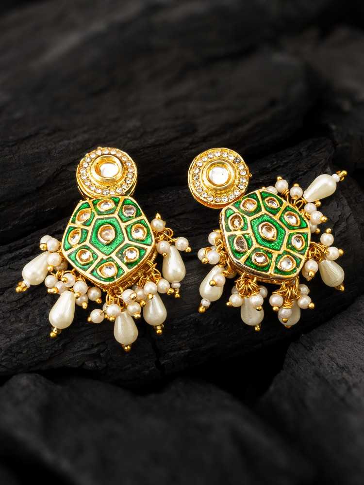 Ynf Alloy KESH105 Womens Jewellery Wholesale Jhumka Earrings Artificial Jhumkas Manufacturer - Jewellery Export
