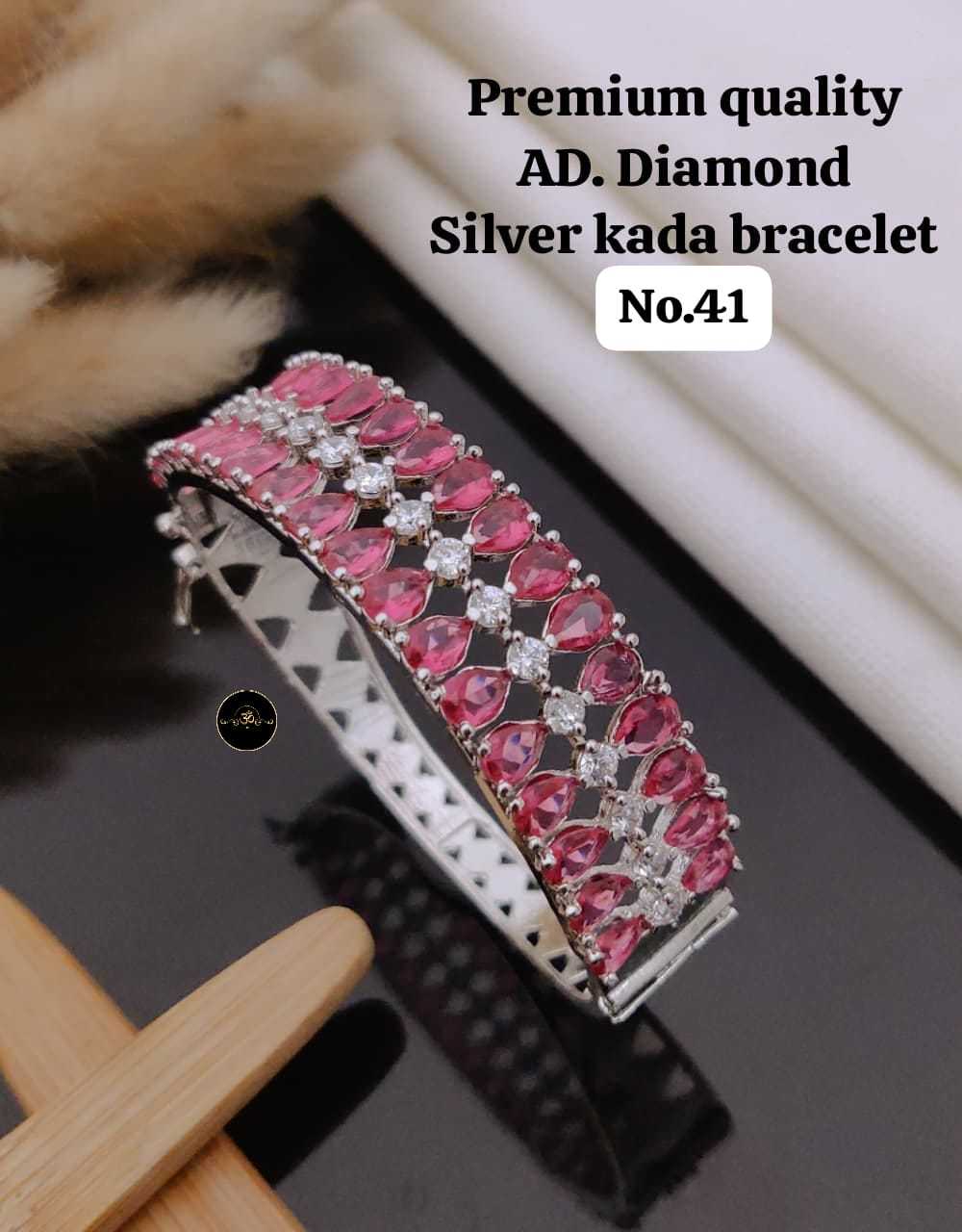 Ynf Brass KESH127 039 Womens Jewellery Wholesale AD Diamond Bracelet Manufacturer - Jewellery Export
