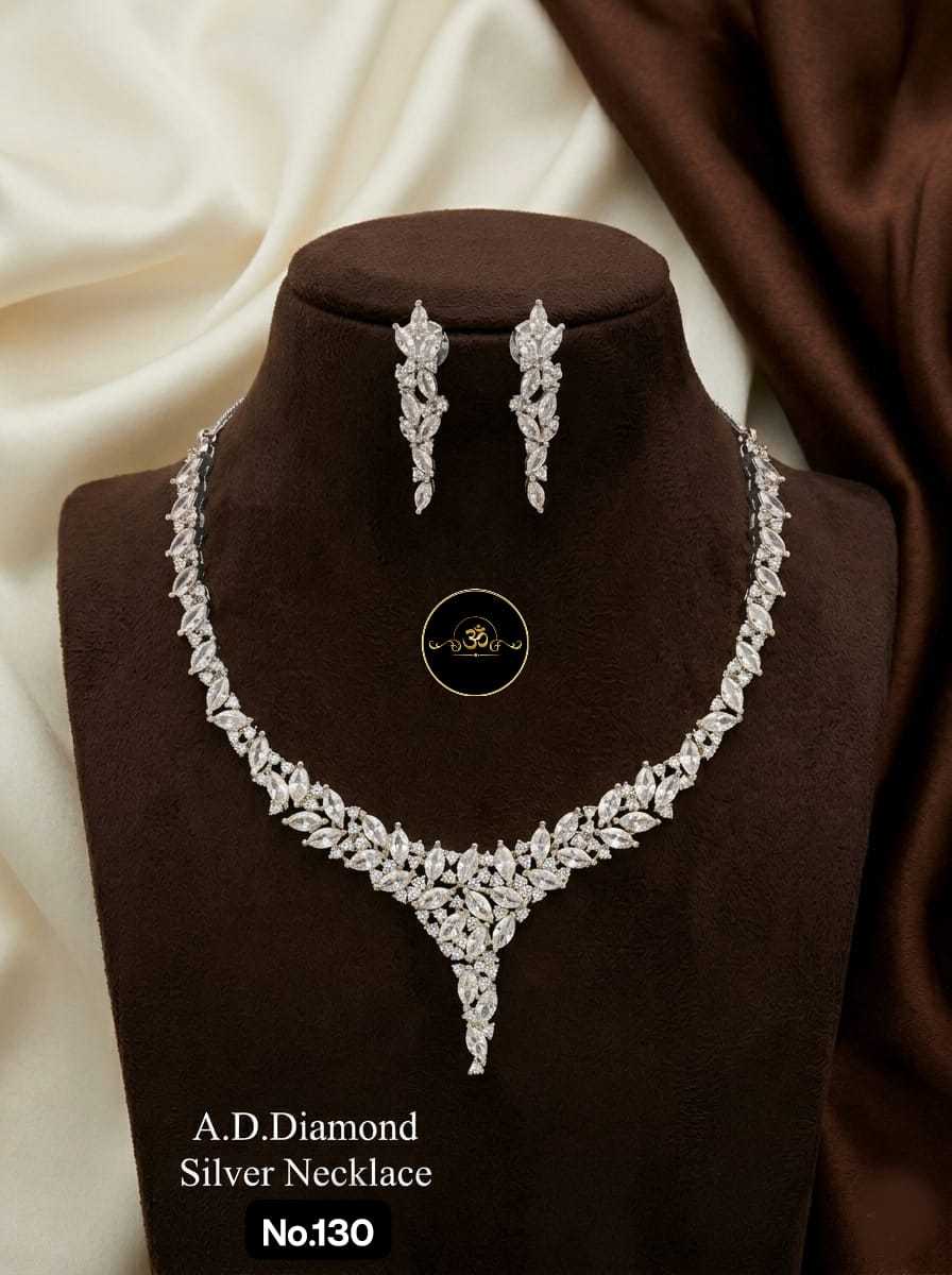 Ynf Brass KESH127 050 Womens Jewellery Wholesale Designer Crystal Necklaces Necklaces Set Manufacturer - Jewellery Export