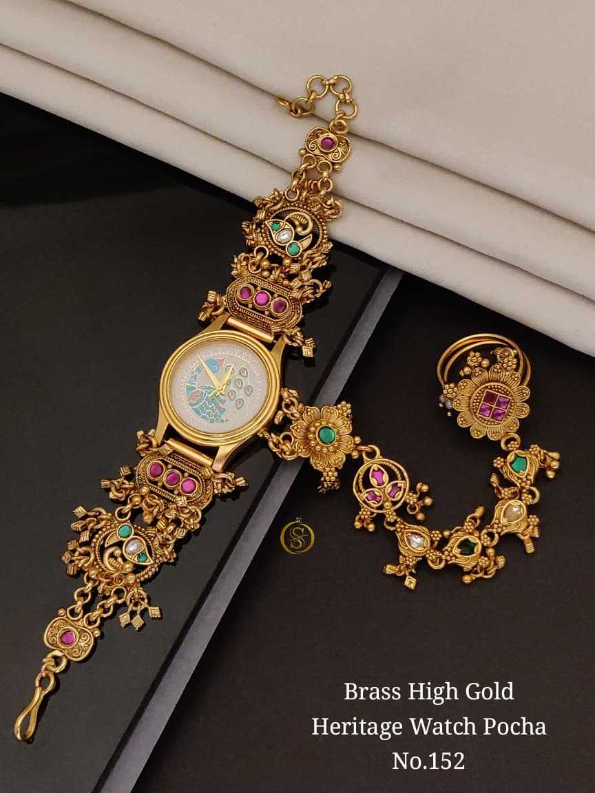 Ynf Brass KESH480 Womens Jewellery Wholesale Traditional Watches Fancy Designer Watches Fashion Wrist Watches Manufacturer - Jewellery Export
