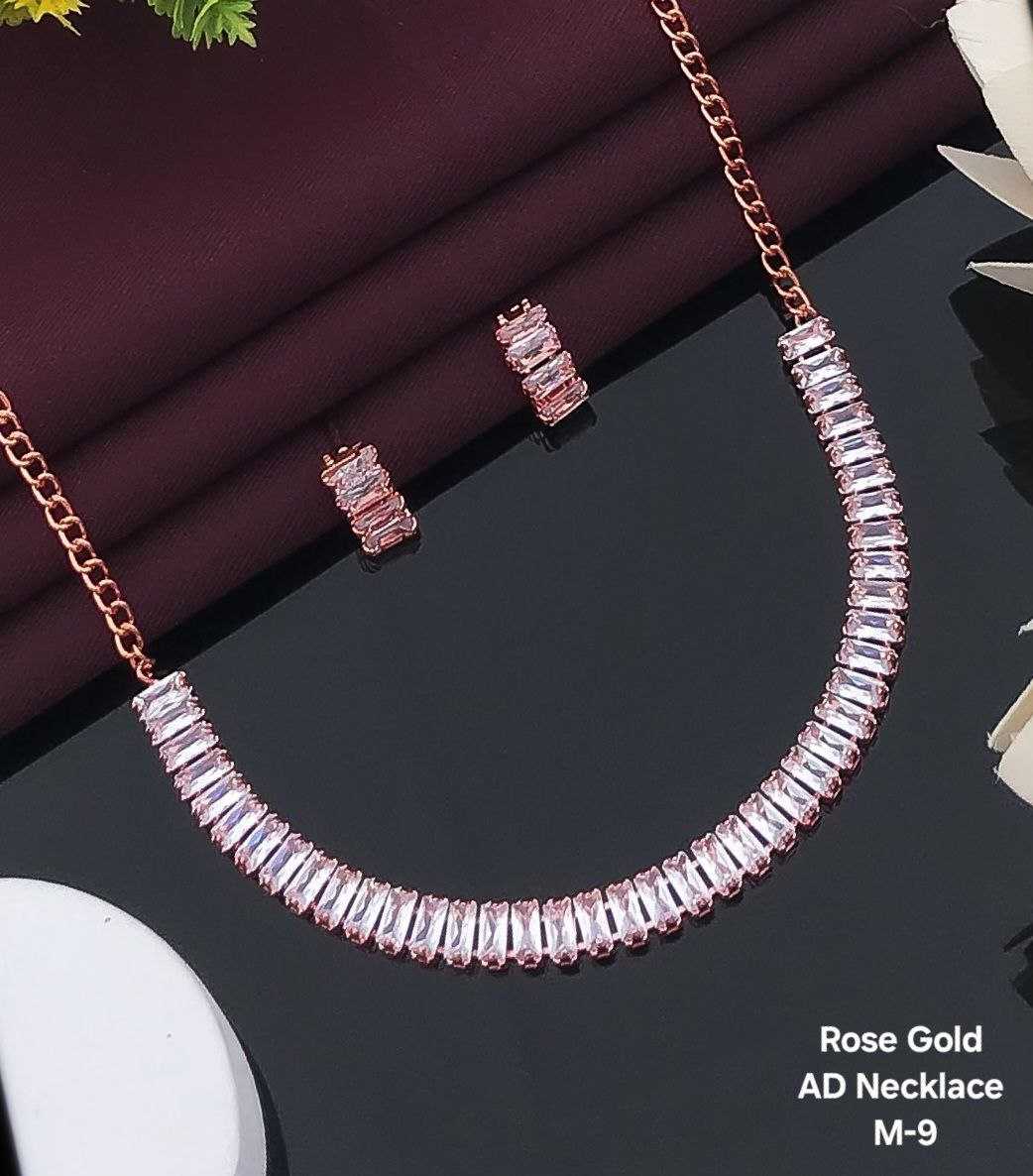 YNF BRASS KESH193 ROR131 WOMENS JEWELLERY WHOLESALE AD DIAMOND NECKLACES ALLOY NECKLACEMANU FACTURER - Jewellery Export