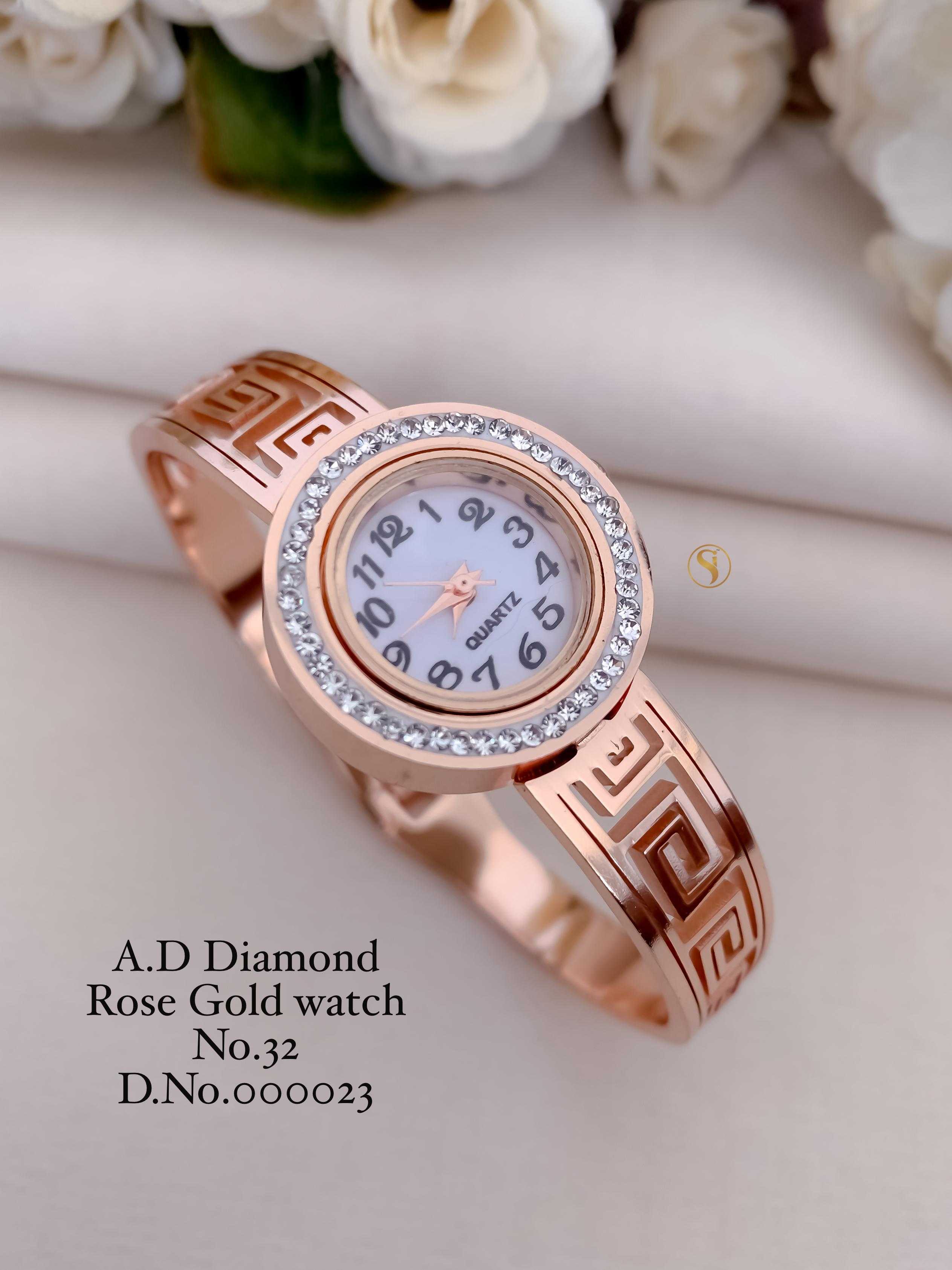 Ynf AD Diamond KESH476 Womens Jewellery Wholesale Traditional Watches Fancy Designer Watches Fashion Wrist Watches Manufacturer - Jewellery Export