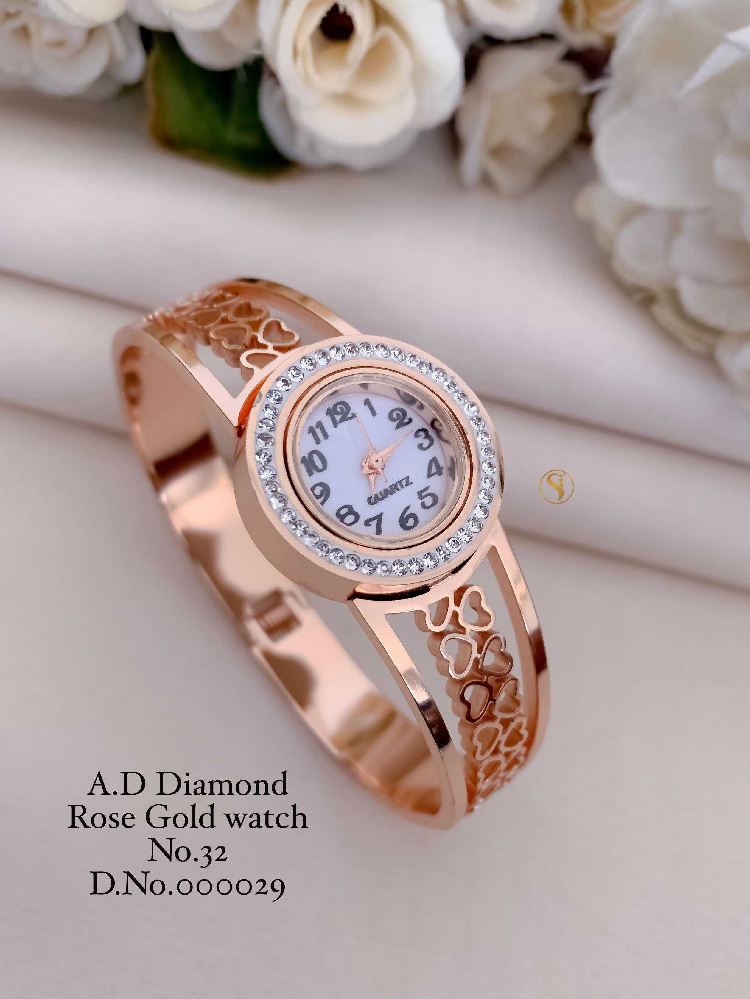 Ynf AD Diamond KESH476 Womens Jewellery Wholesale Traditional Watches Fancy Designer Watches Fashion Wrist Watches Manufacturer - Jewellery Export